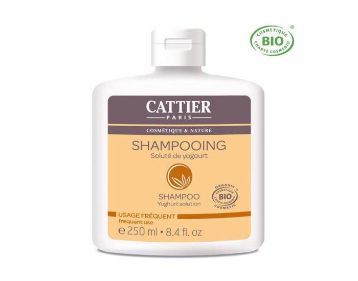 CATTIER Shampoing Usage Frquent Bio Solut de Yogourt - 250ml