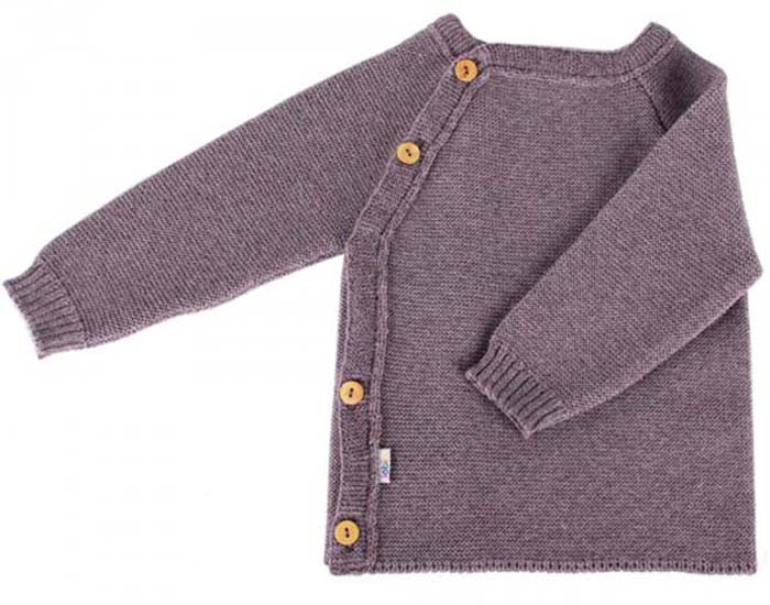 IOBIO Brassi�re Kimono Laine Vierge - Taupe