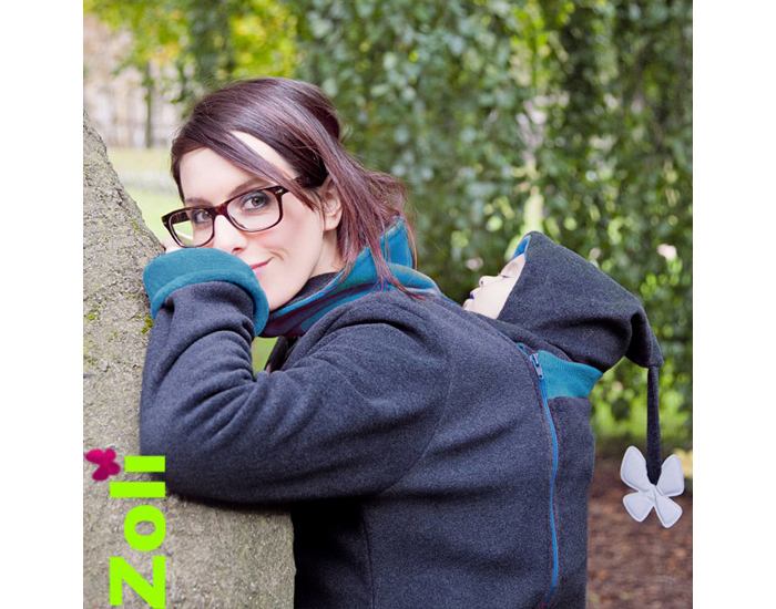 Manteau de Portage et de Grossesse Polaire Petroleuse ZOLI