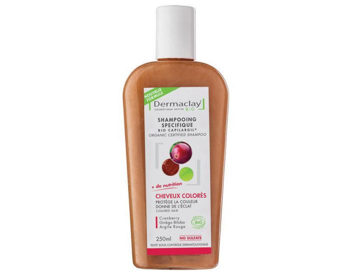 DERMACLAY Shampoing Bio Capilargil Cheveux Colors - 250ml