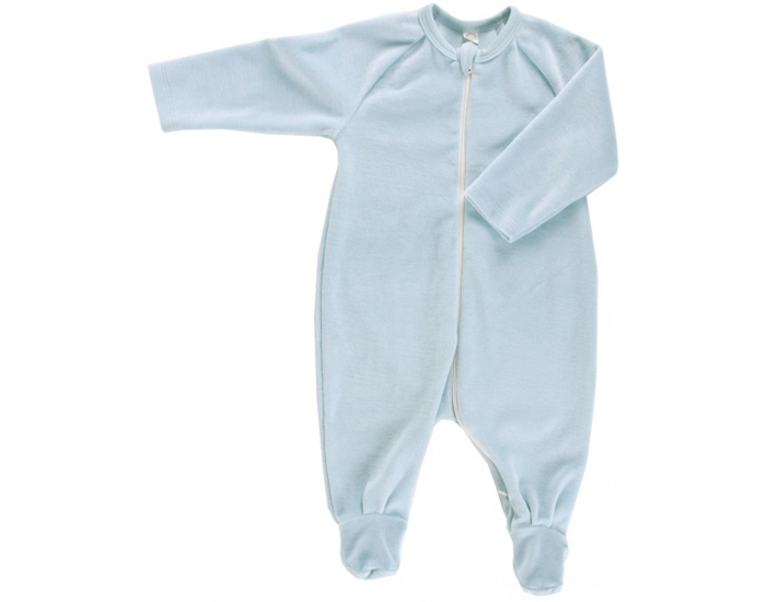 IOBIO Dors-Bien en Velours de Coton - Bleu 