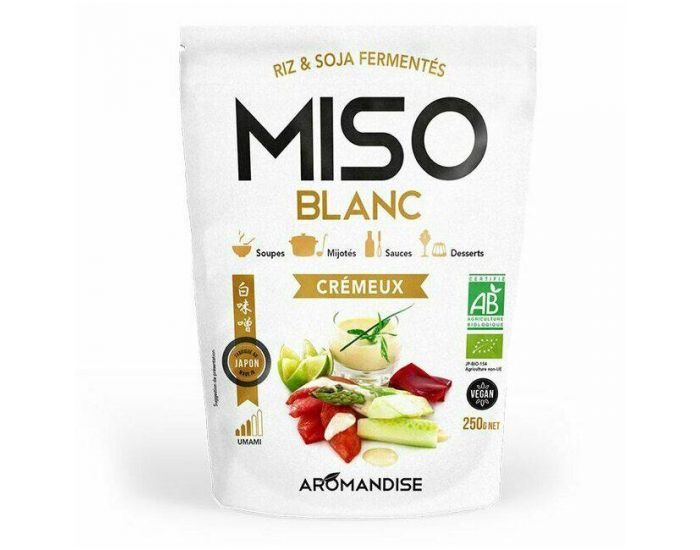 AROMANDISE Miso Blanc Crmeux Bio - 250g