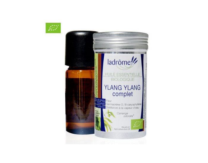 LADROME Huile Essentielle Bio Ylang Ylang - 10 ml