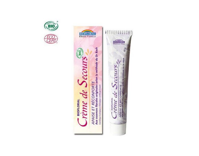 BIOFLORAL Cr�me de Secours Bio aux Fleurs de Bach - 50g