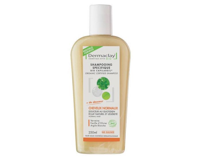 DERMACLAY Shampoing Bio Capilargil Cheveux Fr�quent - Cheveux Normaux - 250ml