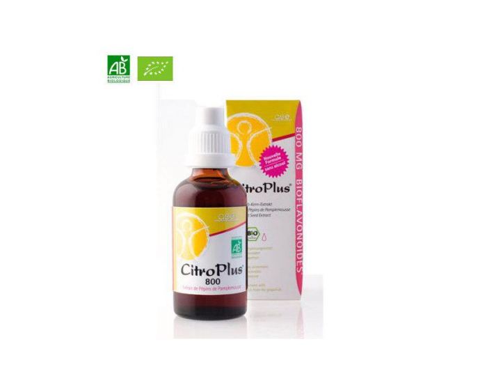 GSE Citro Plus 800mg Sans Alcool - P�pins de Pamplemousse Bio - 50ml