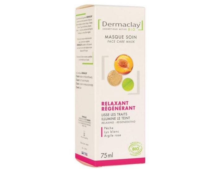 DERMACLAY Masque Bio Relaxant et Rgnrant - 75ml