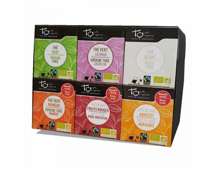 TOUCH ORGANIC Assortiment de Th�s Bio - 48 Sachets