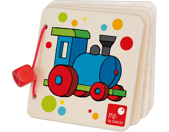 ME BY SELECTA Livre d'Images en Bois Mes Premi�res Images - D�s la Naissance