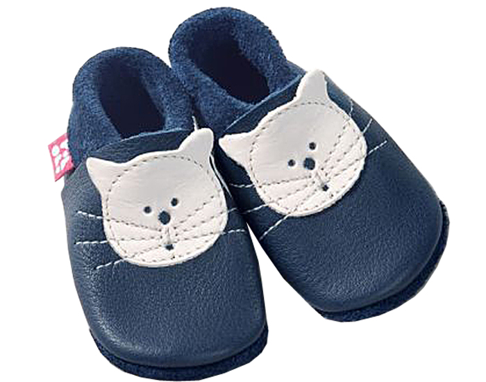 POLOLO Chaussons en Cuir - Kitty Le Chat