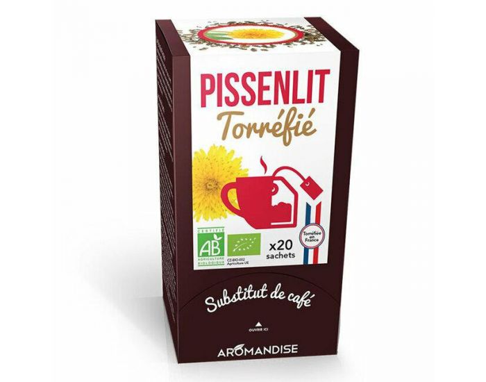 AROMANDISE Pissenlit Torr�fi� Bio - Substitut de Caf� - 20 Sachets