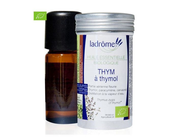LADROME Huile Essentielle Bio Thym  Thymol - 10 ml