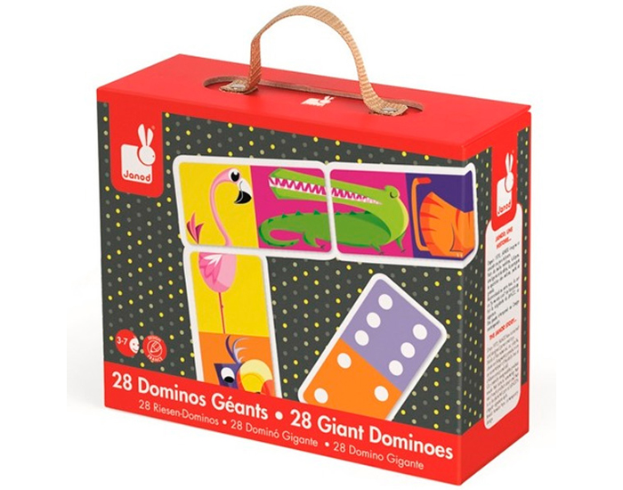 JANOD Dominos Gants de la Jungle - Ds 3 ans