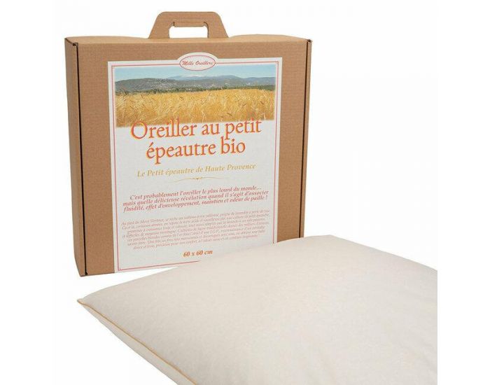 MILLE OREILLERS Oreiller au Petit Epeautre Bio de Haute Provence