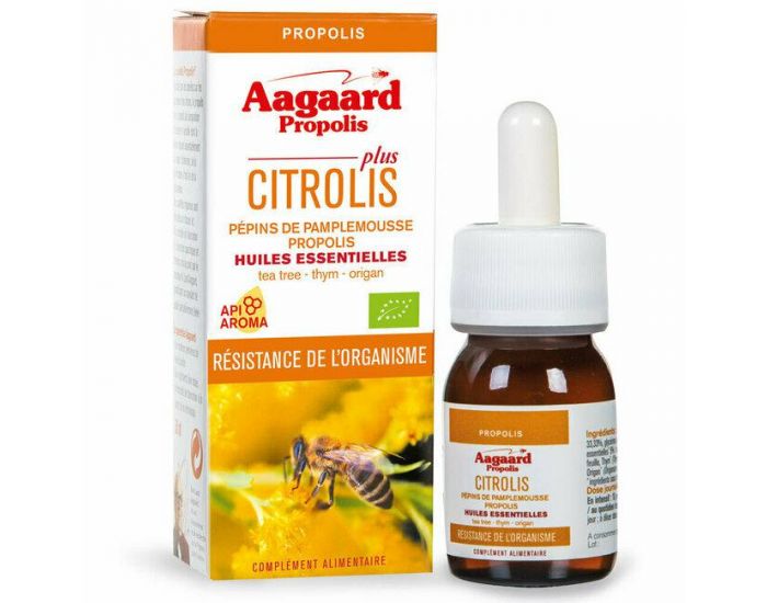 AAGAARD Citrolis bio - P�pins de Pamplemousse, Propolis - 30ml