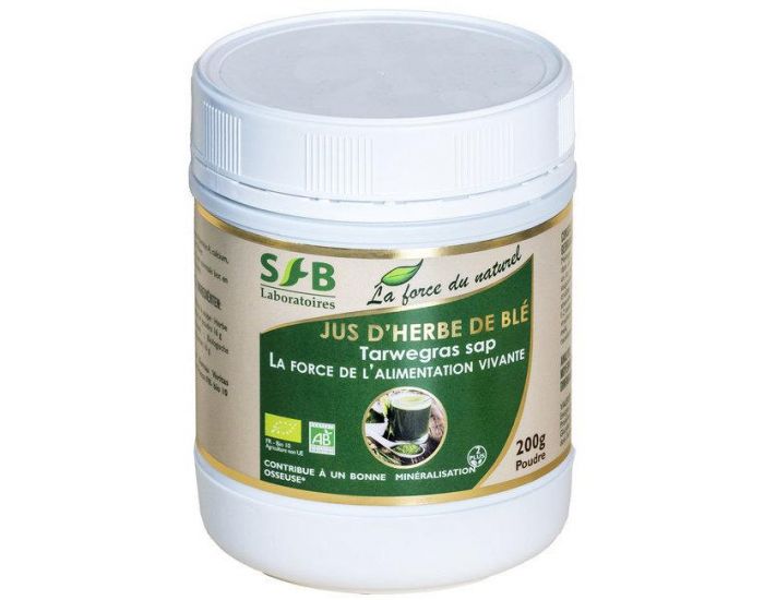 SFB LABORATOIRES Jus d'Herbe de Bl� Bio en Poudre - 200g