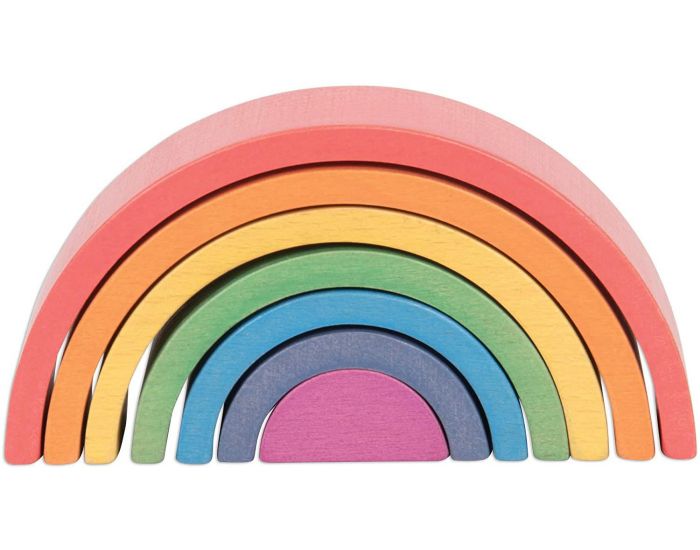 TICKIT Petit arc-en-ciel en bois