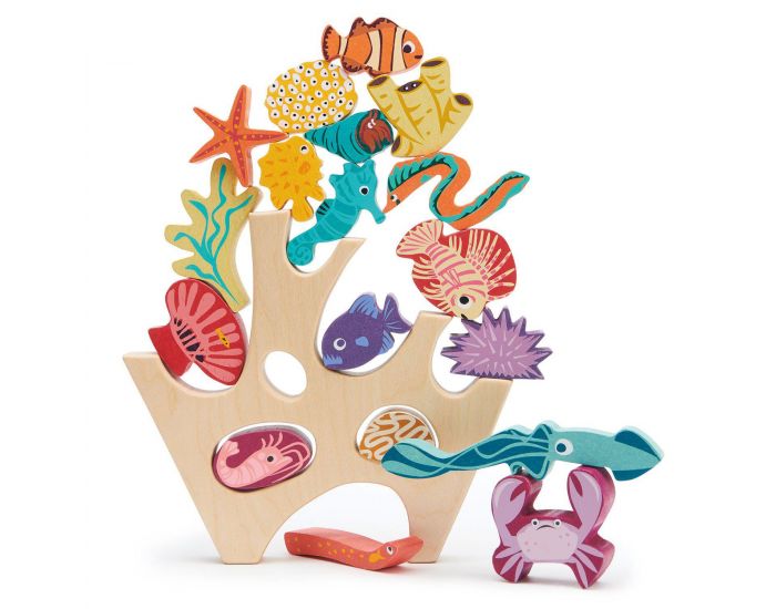 TENDER LEAF TOYS R�cif de corail empilable - D�s 18 mois