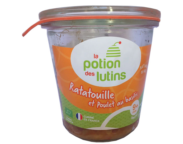 LA POTION DES LUTINS Petits Pots Ratatouille et Poulet au Basilic