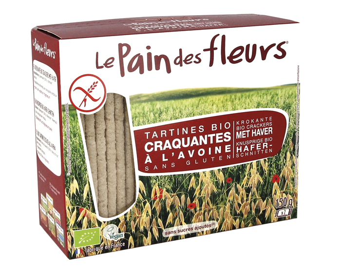 LE PAIN DES FLEURS Tartines Craquantes  l'Avoine - 150 g