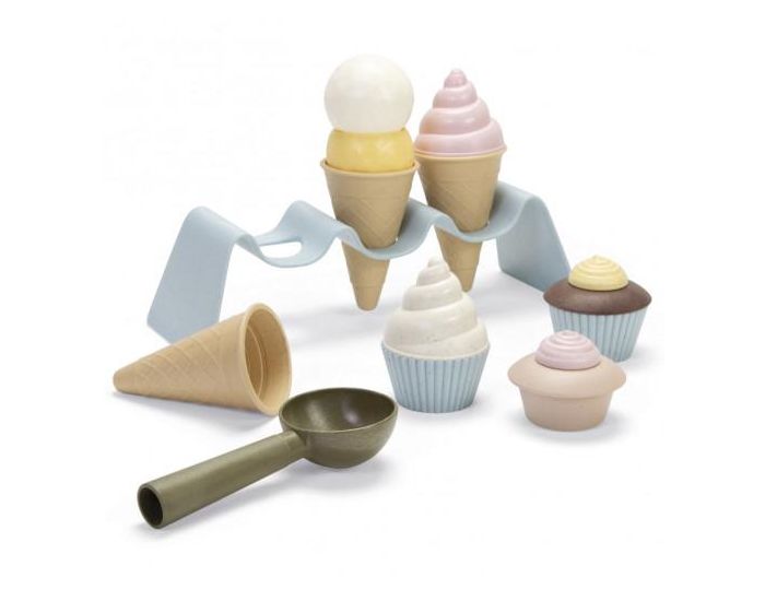 DANTOY Jouet Bioplastique - Coffret de Cupcake et Cr�me Glac�e - D�s 2 Ans