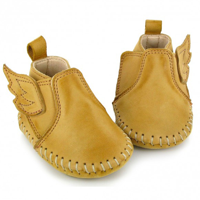 EASY PEASY Chaussons en Cuir Bomok Aile Oxi