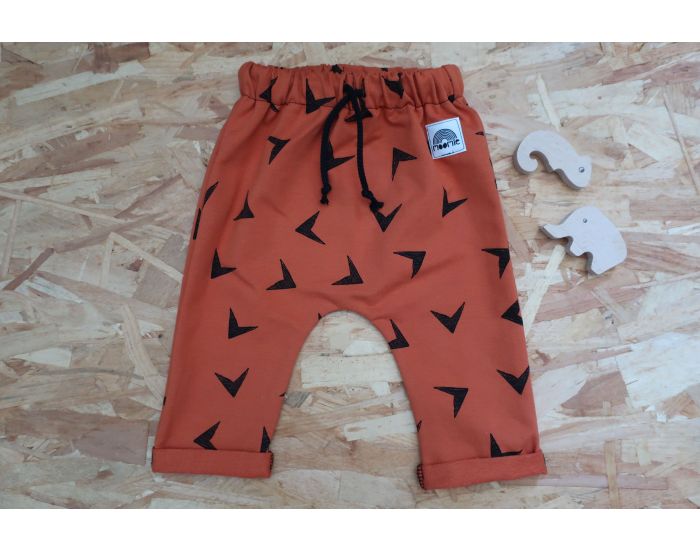 MOOMIE Pantalon Jogpant - Flches orange