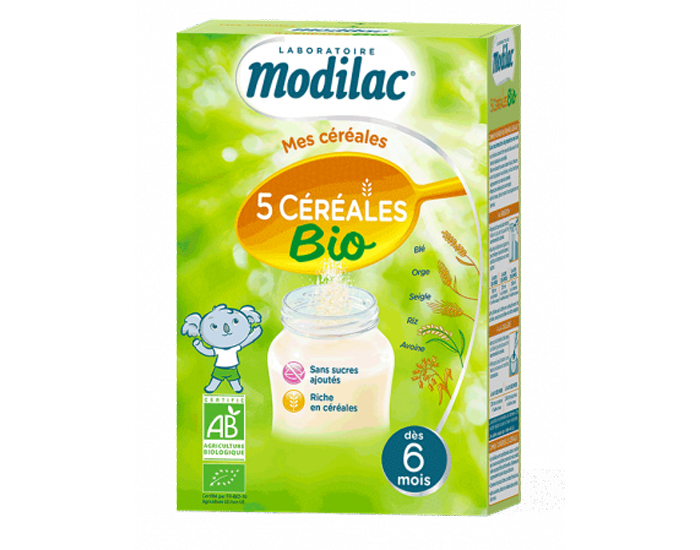 MODILAC 5 Crales - 230 g - Ds 6 mois