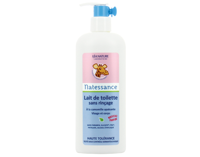 NATESSANCE B�b� Lait de Toilette Sans Rin�age - 400 ml