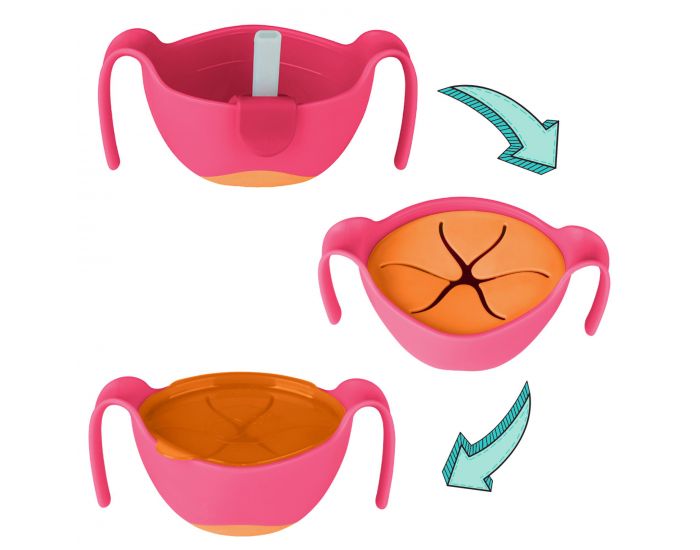 SERVIRA KIDS B.Box Bol enfant 3 en 1 Avec paille et Couvercle