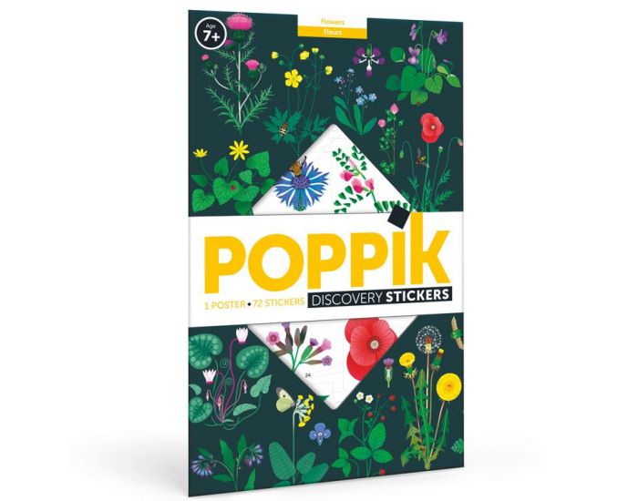 POPPIK Poster Gant 72 Stickers Botanic - Ds 7 ans 