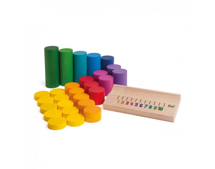 ERZI Jeu �ducatif Compter jusqu'� 10 - 27 pi�ces - D�s 4 ans
