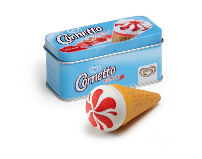 ERZI Cornet de Glace Fraise Cornetto - D�s 3 ans