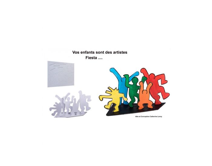 EDUPLAY Kit Fiesta Selon Keith Haring - Dès 3 ans