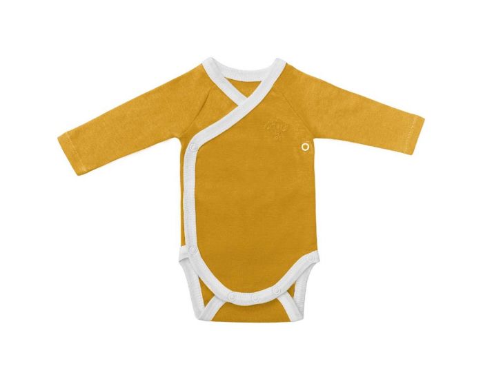 PREMIERS MOMENTS Body Manches Longues Crois� - 100% Coton Bio - Miel