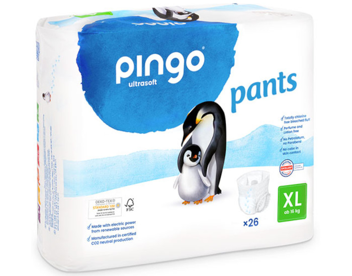 PINGO Culottes d'Apprentissage XL - A partir de 16kg - 26 couches