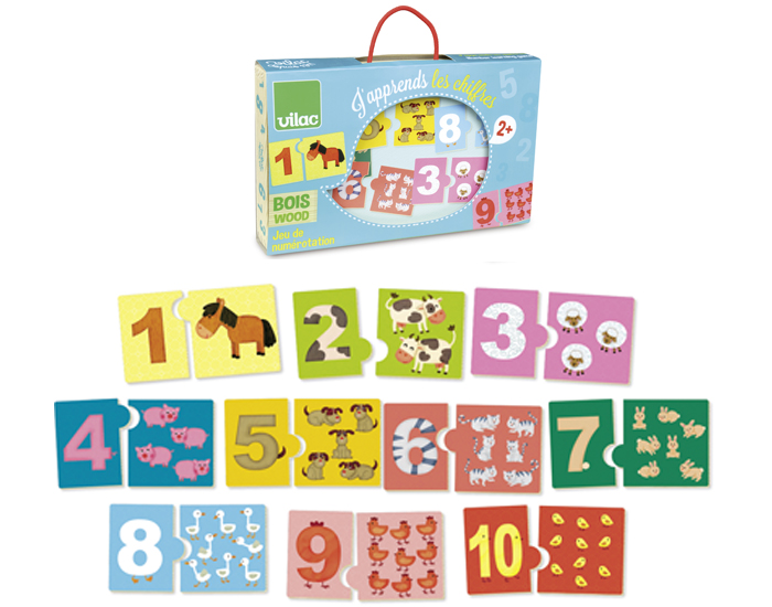 VILAC J'apprends les Chiffres - Jeu de Numration - Ds 2 ans