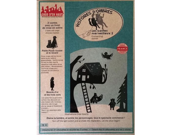 COCO D'EN HAUT Pochette � Histoires - 2 Contes - Poule Rousse - Boucle d'Or - D�s 5 ans