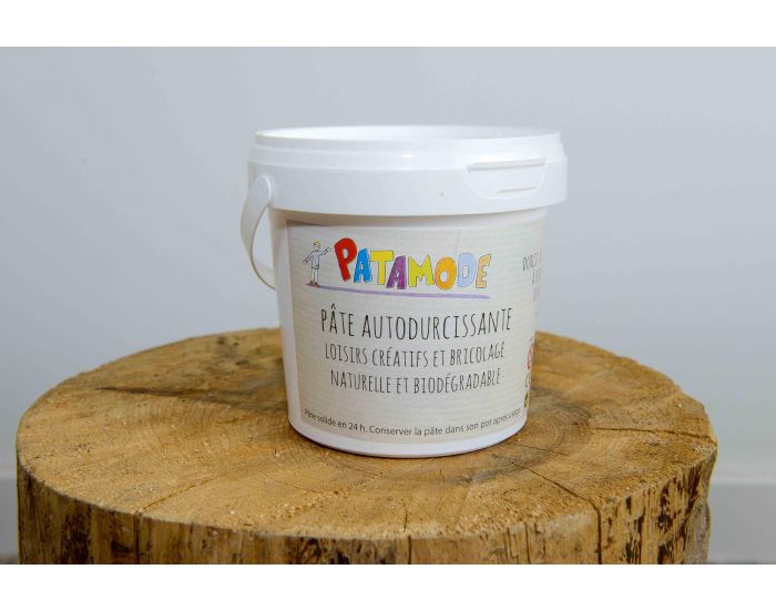 PATAMODE P�te � Modeler Autodurcissante - Blanc - Pot de 500gr - D�s 3 ans