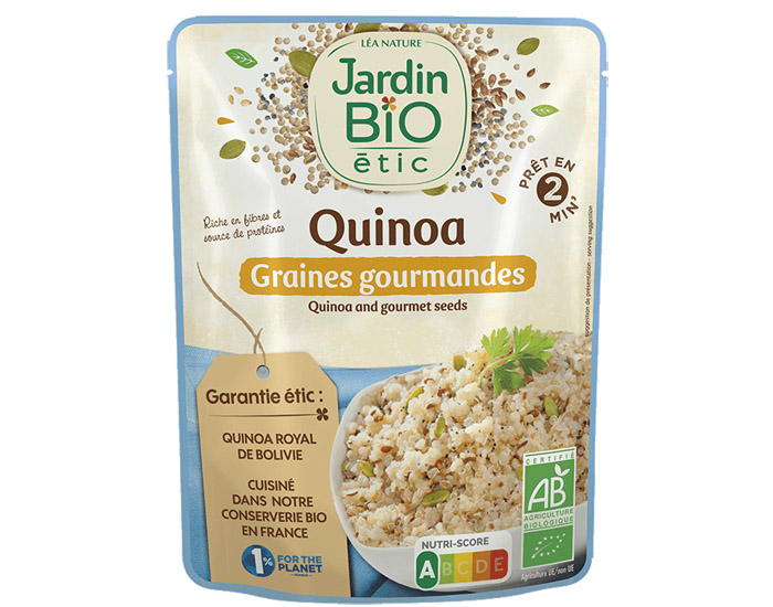 JARDIN BIO Menu Express - Quinoa Graines Gourmandes Sans Gluten - 250 g