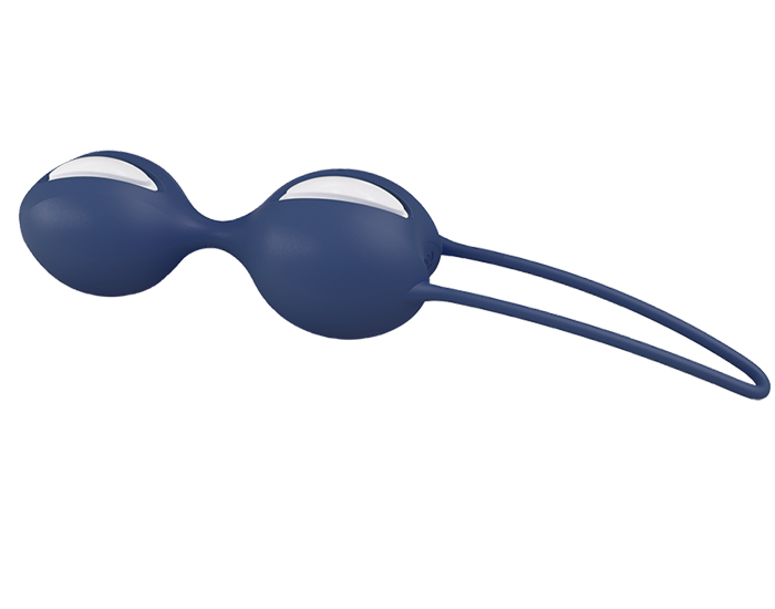 Smartball Duo Blanc Bleu - Set de R��ducation du P�rin�e