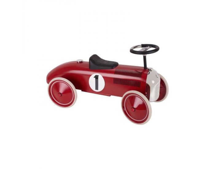 GOKI Porteur Voiture Rouge R�tro - D�s 12 mois
