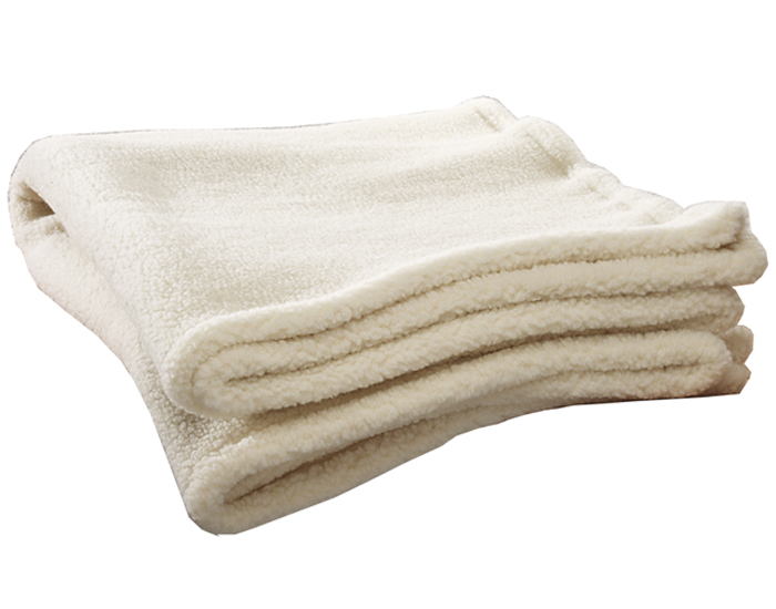 SALING Tapis de Jeu Velour de Laine Naturel - 150 x 195 cm