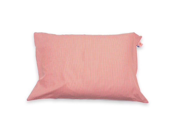 PAPATE Taie d'Oreiller en Coton Bio - Vichy