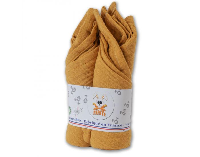 PAPATE Langes en Coton Biologique - Feh - Lot de 2