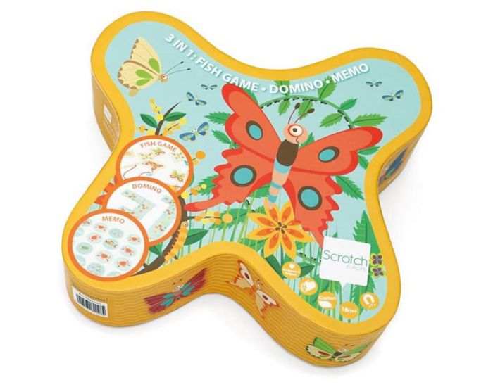SCRATCH EUROPE Jeu de Papillon 3-en-1 - D�s 18 mois