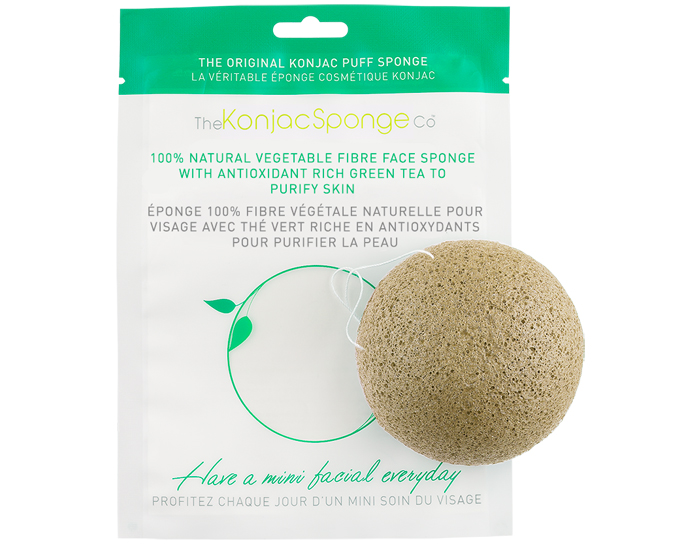 THE KONJAC SPONGE COMPANY Eponge Visage au Th Vert  Anti-Age