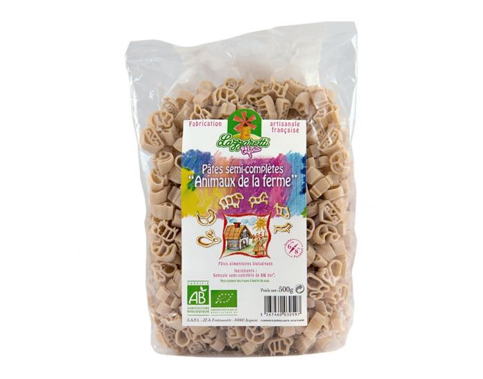 LAZZARETTI P�tes Animaux de la Ferme Bio - 500g