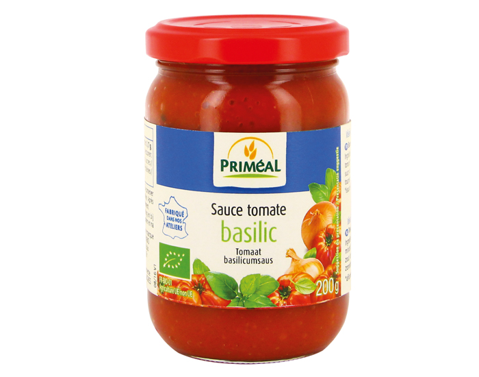 PRIMEAL Sauce Tomate Basilic - 200 g