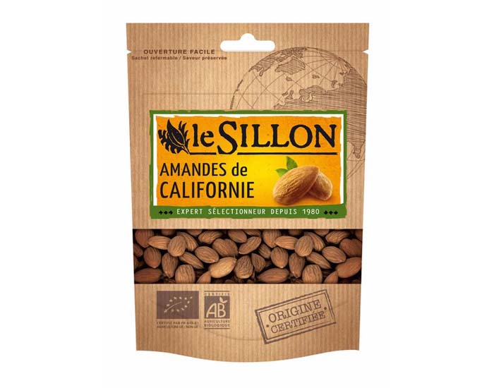 LE SILLON Amandes D�cortiqu�es Californie - 125 g